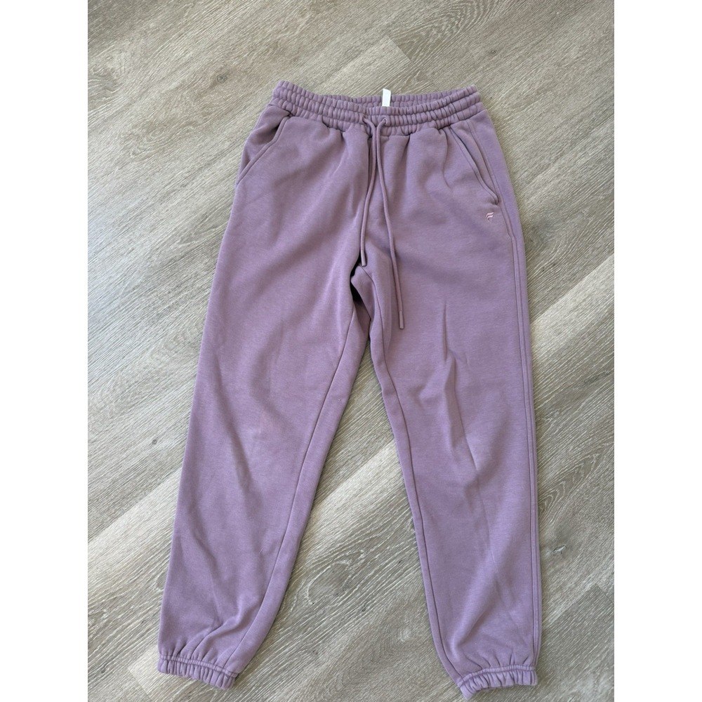 Fabletics Women pinkish purple Jogger Sweatpants Pockets Drawstring Waist Size S